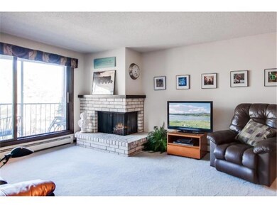 The spacious living area has plenty room for frien