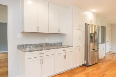 Another angle of the kitchen showing ample counter
