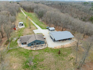 Overhead of Home, Shop and Outbuildings