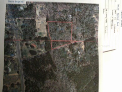 Tax plat aerial view. Not a survey.