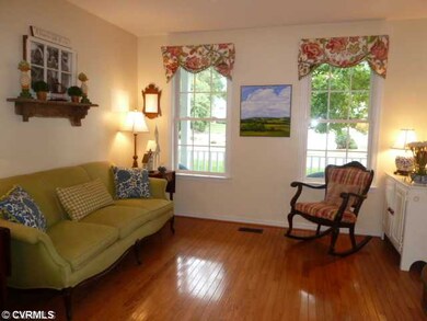 Living Room - HW floors and fresh paint.