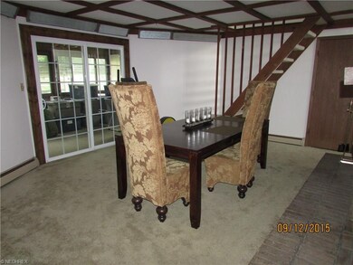 The dining room is on the other side of the see-th