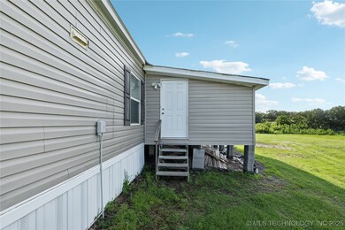 Entrance to extended porch