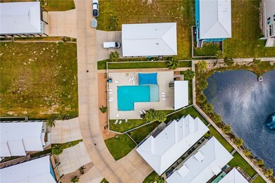 Sparkling community pool