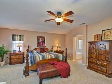 Spacious master bedroom
