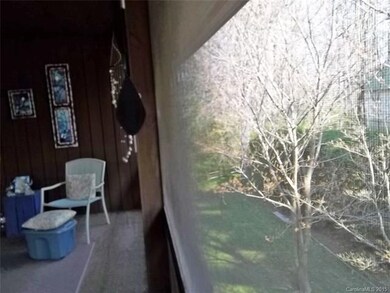 Screened porch view