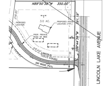 Site plan lot 1
