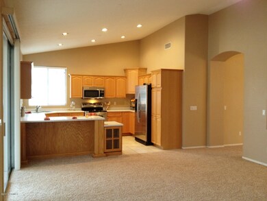 Family Room looking to kitchen