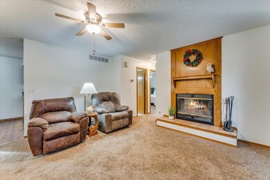 Virtual Fire in Fireplace
