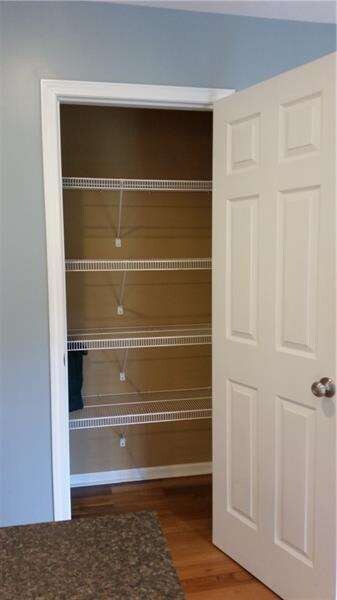 Spacious Pantry with new Shelving!