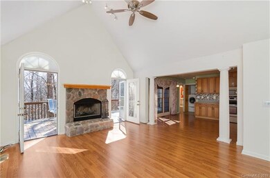 View from the Great Room into the eat-in kitchen.