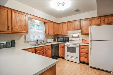 The kitchen comes fully equipped and offers tons o