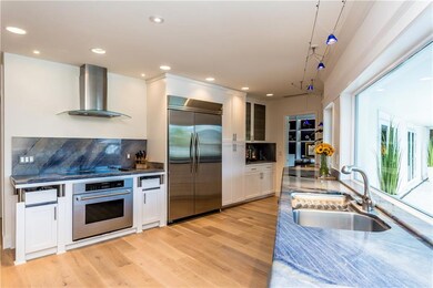 Gourmet Kitchen: Imperial Blue Quartzite, custom s