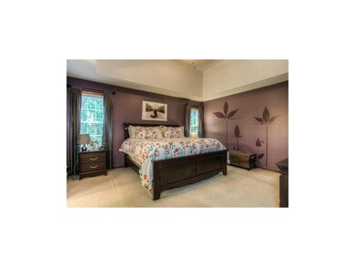 Large master with vaulted ceiling and plenty of ro