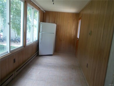 enclosed back porch