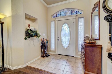 Tiled entryway