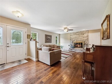 Front entryway into living room