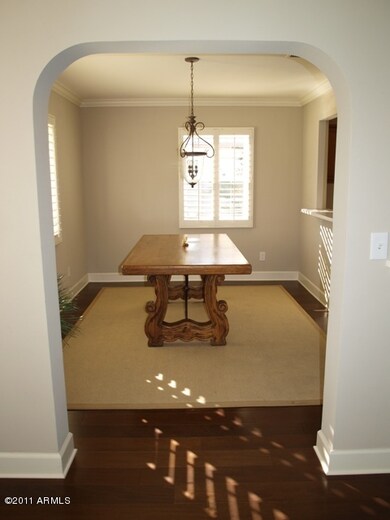 Arched Entry into the Dining Room