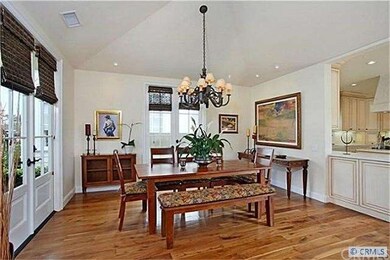 Charming , yet open, the dining room is open to th
