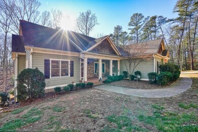View of front of home featuring covered porch