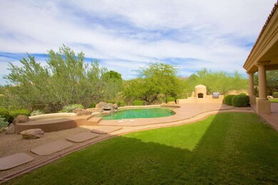 Grassy area and view