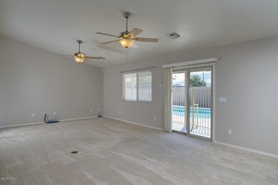 Family room With Vaulted Ceilings