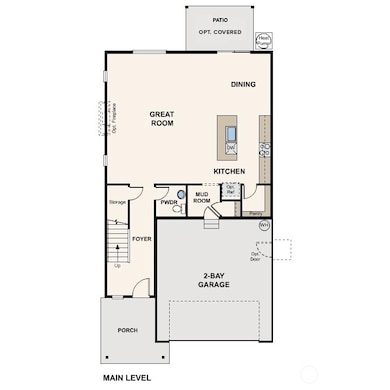Marketing rendering of floor plan - may vary per location