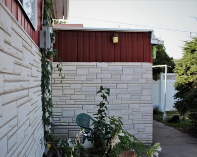 Beginning of back yard