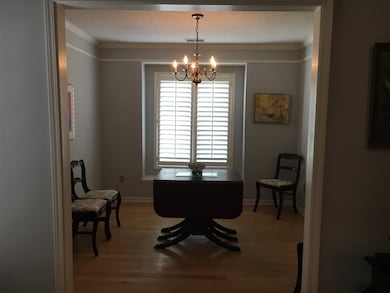view of dining room from the great room. Has Plant