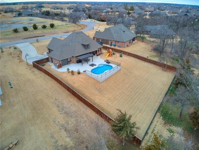 Property extends beyond the east side of the ravin