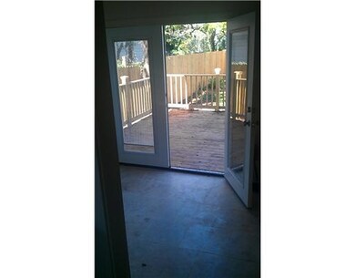 Sunroom. French doors in the sunroom opens to larg