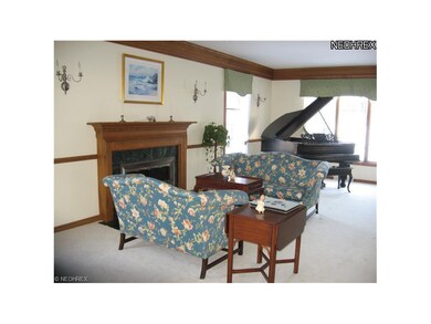 Living Room is highlighted by the gas fireplace wi