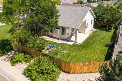 Quiet landscaped backyard