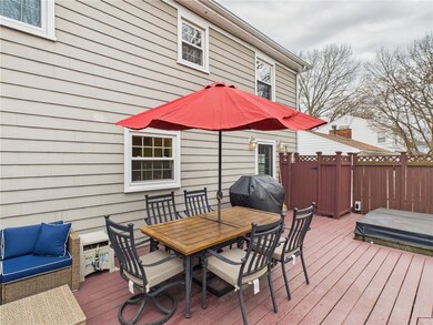 Exterior shower and room to entertain