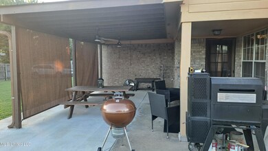 Patio sunshade down
