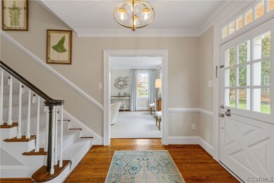 Refinished hardwoods and distinctive Dutch door