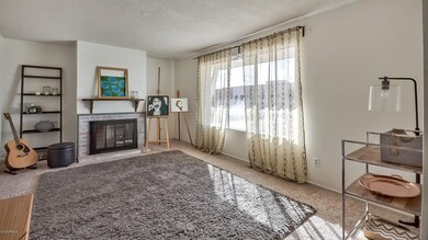 Living room at front of home
