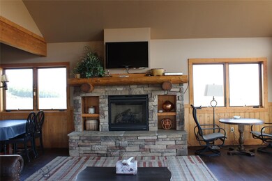 Another view of the fireplace