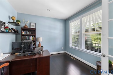 french glass doors off front door - can be converted to 1st floor bedroom