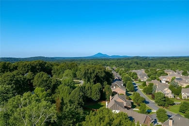 Ariel View of mountain from house
