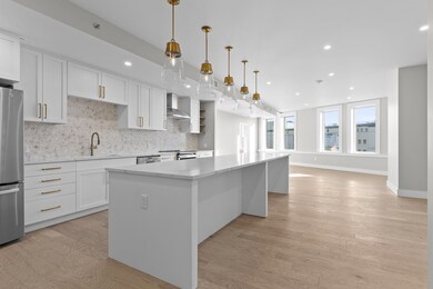 Brushed gold hardware throughout