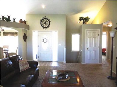 vaulted ceilings, warm colors