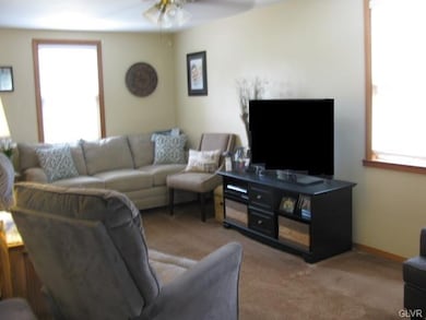View one of the living room