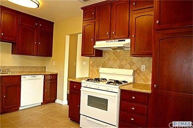 Kitchen Stove w/ custom designed backsplash