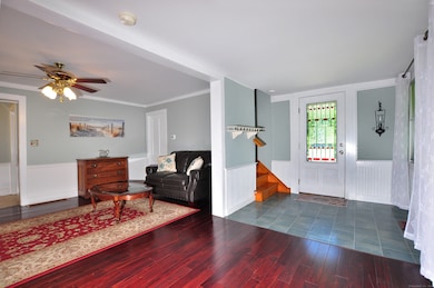 Looking back toward front door