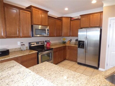 Staggered cabinets add interest and detail.  Large