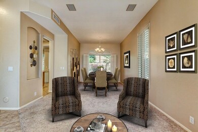 Staged Living Room - Dining Room1