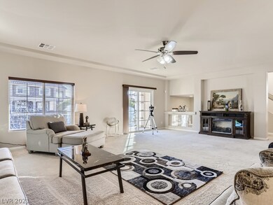 Grand Living Room with Front Deck