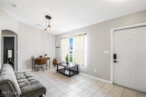 View of living room