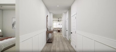 Accented entryway